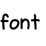 font