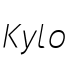 KyloSansW00-ThinItalic