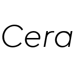 CeraPROW05-LightItalic