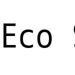 Eco Sans Mono