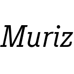 MurizaW05-RegularItalic