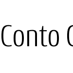 ContoCondensedW05-Light