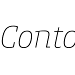 ContoSlabW03-ThinItalic