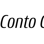 ContoCondensedW00-RegularIt