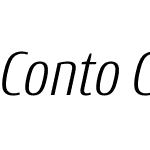 ContoCondensedW00-LightIt