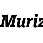 MurizaW03-BoldItalic