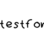 testfont