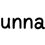 unnamedfont