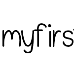 myfirstfont