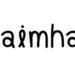 aimhappyfont