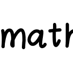 mathfont