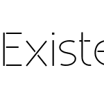 Existence Stencil Light