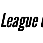 League Gothic Italic