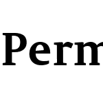 PermianSerifTypeface