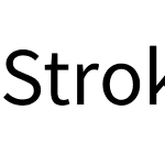 Stroke Input Keyboard