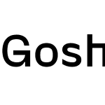 Gosha Sans