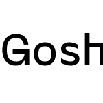 Gosha Sans