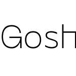 Gosha Sans