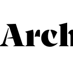 Archeron Pro Stencil