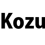 Kozuka Gothic Pr6N H