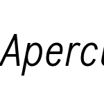 Apercu Condensed Pro