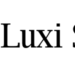 Luxi Serif