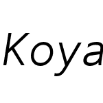 Koya Sans