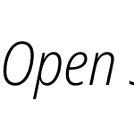 Open Sans SemiCondensed