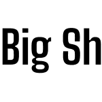 Big Shoulders Text