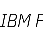 IBM Plex Sans Condensed