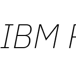 IBM Plex Sans