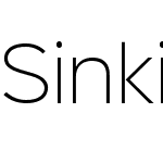 Sinkin Sans 200 X Light