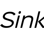 Sinkin Sans 400 Italic