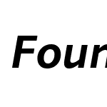 FoundrySans-DemiItalic