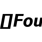 FoundryFormSans-BoldItalic