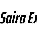 Saira ExtraCondensed