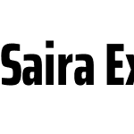 Saira ExtraCondensed