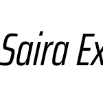 Saira ExtraCondensed