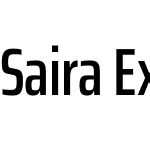 Saira ExtraCondensed