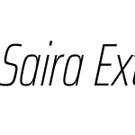 Saira ExtraCondensed