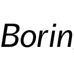 Boring Sans A