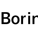 Boring Sans A