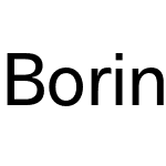 Boring Sans A