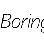 Boring Sans B