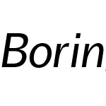 Boring Sans A