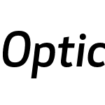 Optic Sans 302 Medium Italic