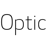 Optic Sans 101 Light