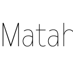 Matahari Sans Condensed