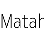 Matahari Sans Condensed