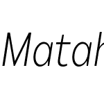 Matahari Sans Condensed